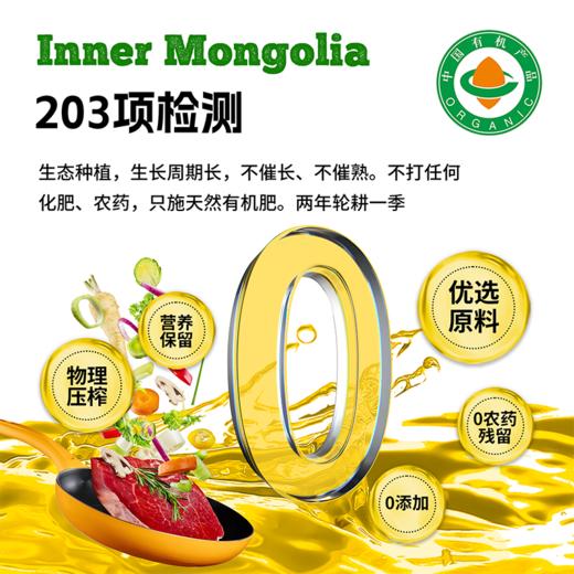有机高油酸葵花籽油3L|物理冷榨食用营养高烟点植物油 商品图4