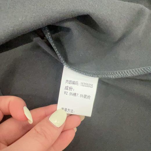 MZ圆领褶皱收腰短袖连衣裙（灰）夏季152050050321 商品图4