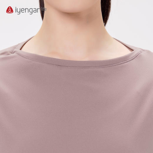 艾扬格 life C1200 宽松短袖T恤 宽松显瘦 细腻亲肤 轻薄排汗 商品图5