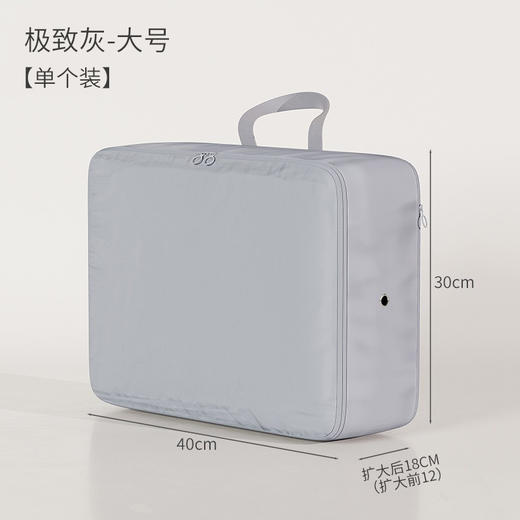 【29.9抢2个❗双拉链羽绒服收纳袋】牛津布双拉链设计，可压缩40%空间，面料与羽绒服里料一致，环保柔软无异味，超大旅行行李棉被衣服收纳袋QQ 商品图5