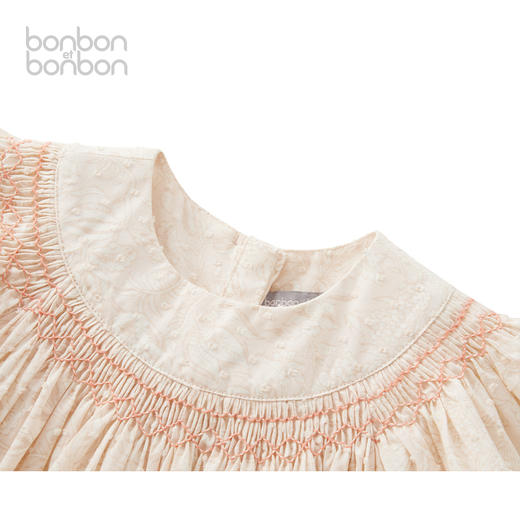 碎花缩褶小飞袖连衣裙 商品图2