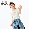 【5F】little MO&Co.抑菌 little moco童装25夏装新款女童修身短袖印花T恤 商品缩略图0
