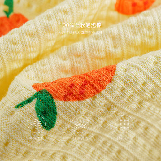 马克珍妮宝宝夏装新款 女童水果满印泡泡棉吊带裙子连衣裙230828 商品图4