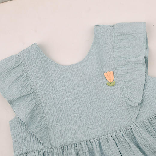 棉果果夏季商场专柜同款女童无袖连衣裙M222702425327 商品图2