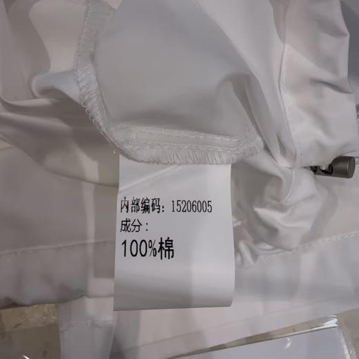 MZ印字母短袖衬衫（白）夏季152060050321 商品图5