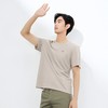 【含桑蚕丝】柒牌男士短袖T恤2025夏季新款休闲百搭透气圆领上衣128T73260 商品缩略图1