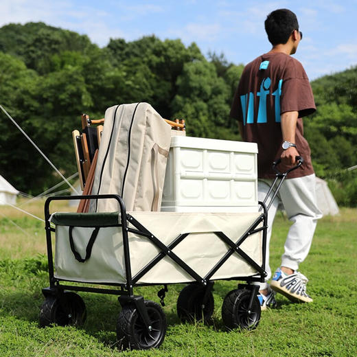 飞图乐（FTLY）8寸越野双刹轮露营车（黑色） 商品图0