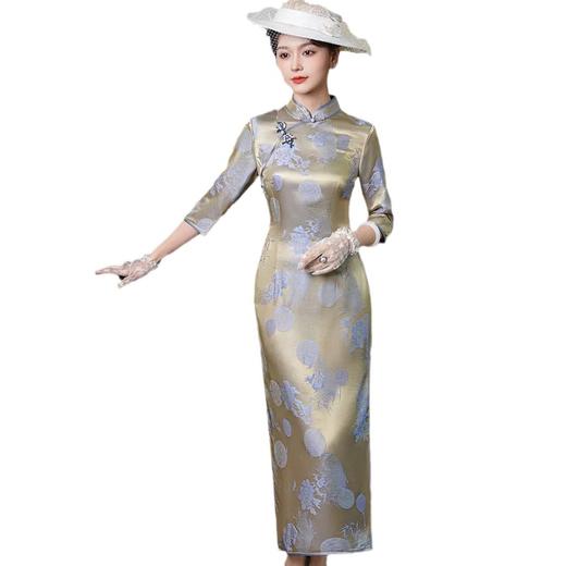 老上海真丝旗袍HQ345 商品图4