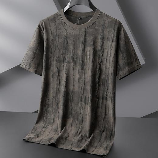 【DPF】大依优型大码做旧破洞短袖T恤夏季新款半袖t恤肥佬宽松加大号潮流男士上衣 商品图2