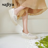 预售10天发|Safiya/索菲娅2025春夏百搭懒人编织透气休闲蕾丝渔夫鞋SFD1112193 商品缩略图5