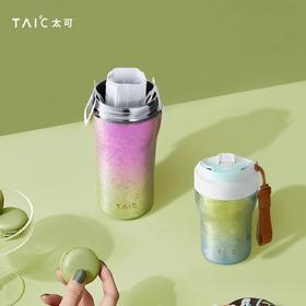 【TAIC 太可】焕彩·吸管咖啡杯380ml/480ml