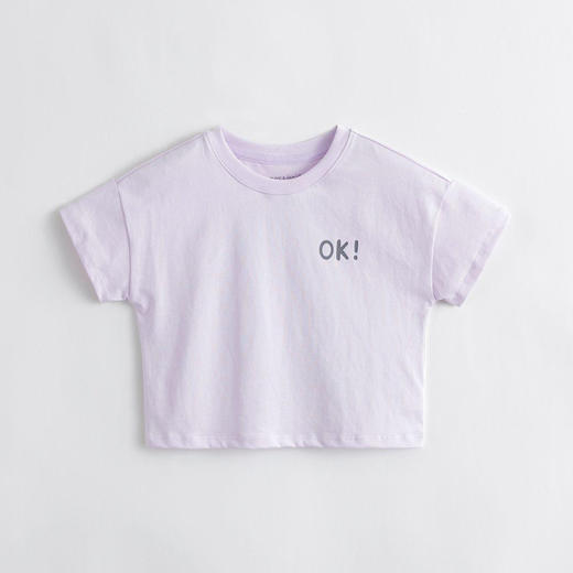 【科技凉感】马克珍妮夏装新款 女童宽松短袖T恤上衣230858 商品图2