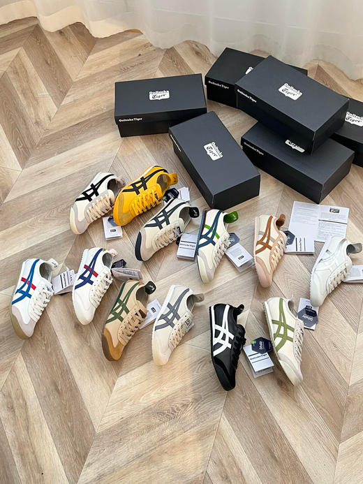 12个配色！每年都会推荐的爆款 大幂幂同款！  鬼虎休闲运动鞋真皮系带款休闲鞋 商品图0