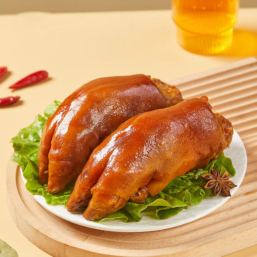 【馋嘴肉食】爆胶猪蹄400g整只袋装酱卤零食 商品图3