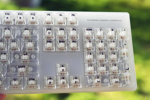 雷魁L1000真机械键盘RGB有线透明键盘 商品图5