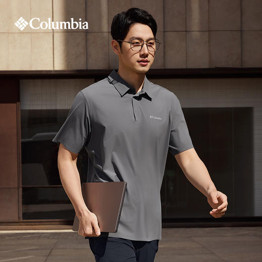 哥伦比亚男式净色速干POLO衫XE3849 商品图1