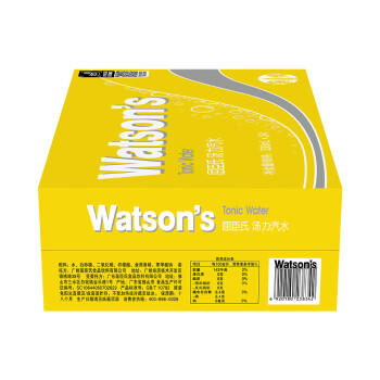 屈臣氏（Watsons）苏打水汤力水风味0脂金酒调酒饮料330mL*24罐整箱新老包装随机发 /水饮冲调 /饮料 /苏打水 商品图4
