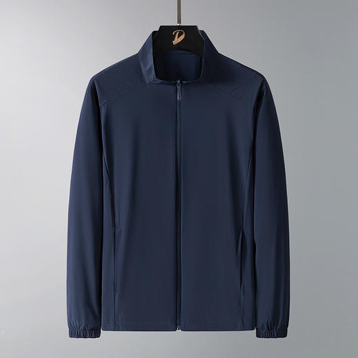 【防晒衣】【DTH】大依优型大码男装立领防晒衣皮肤衣薄款清凉防晒服透气高弹男夏季外套上衣 商品图3