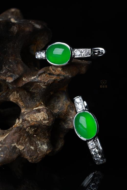 【翠韵】翡翠耳坠-EZ12502023M 商品图4