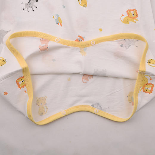 棉果果夏季男童女童睡衣家居防蚊5A抗菌睡袍M201571225238 商品图2
