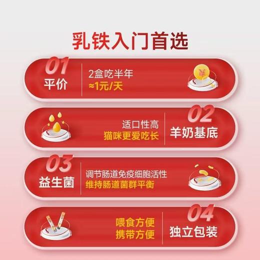 【第二件半价 送羊奶肉包*8袋】谷登乳铁蛋白高免因子（猫用）1g*30袋 商品图2
