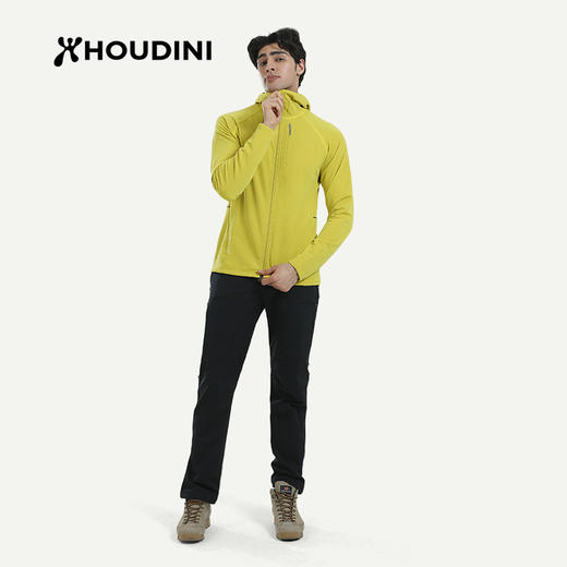 HOUDINI胡丁尼Aero Houdi航天户外男轻薄连帽抓绒衣外套 830036 商品图2