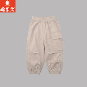 棉果果商场专柜同款夏季新品女童工装裤长裤弹力梭织长裤M222200325101