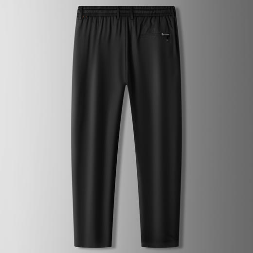 【特大码】【桑蚕丝】【DKP】大依优型大码薄款松紧腰冰丝商务休闲裤弹力直筒运动男宽松大码免烫抗皱夏季长裤肥佬300斤 商品图1