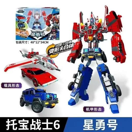 新托宝战士银河侦探第六季赤岩力神变形玩具汽车金刚男孩儿童机器人 商品图6