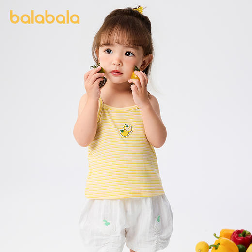 巴拉巴拉婴儿背心女童衣服夏季外穿2025新款甜美可爱 商品图0