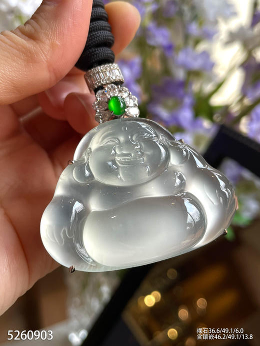 玻璃种佛公吊坠【5260903】具体价格微信咨询 商品图1