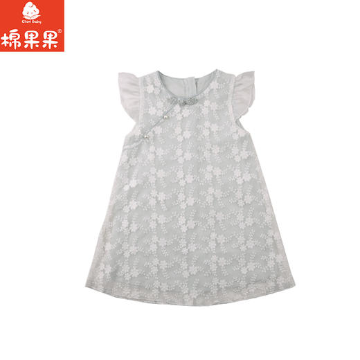 棉果果夏季商场专柜同款女童国风清新国风连衣裙M222701425304 商品图1