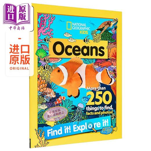 【中商原版】美国国家地理儿童版 海洋 Find It! Explore It! Ocean 英文原版 儿童科普 自然科学知识百科 探索与发现 3-8岁 商品图0