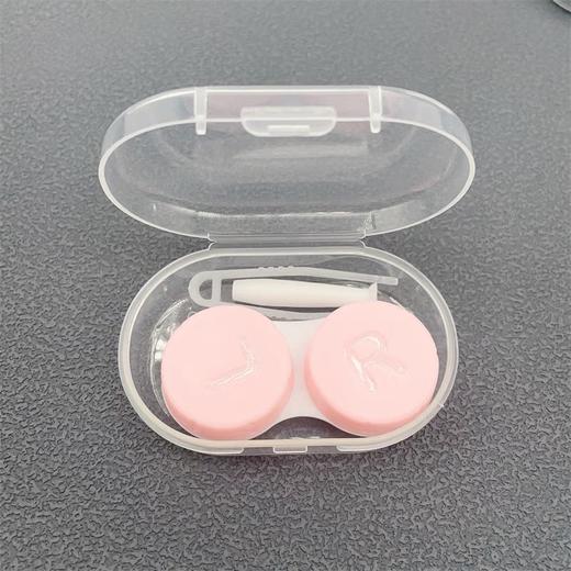 迷你便携隐形眼镜盒美瞳盒拧盖双联盒替换盒镊子小棒BLH112 商品图2