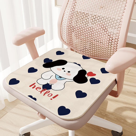 夏季【凉爽冰丝坐垫】办公室学生电脑椅坐垫 卡通风凉爽透气家用沙发垫   商品图8