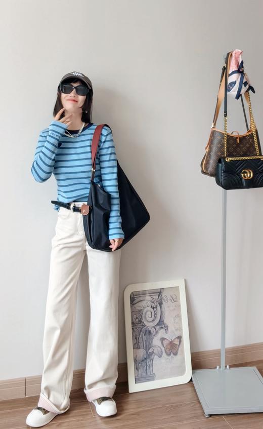 针织棉条纹海风条纹 商品图2