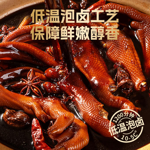 旺家福老卤鸭爪395g 卤香味 /香辣味 传统工艺卤制 真空锁鲜 休闲零食追剧解馋 商品图4