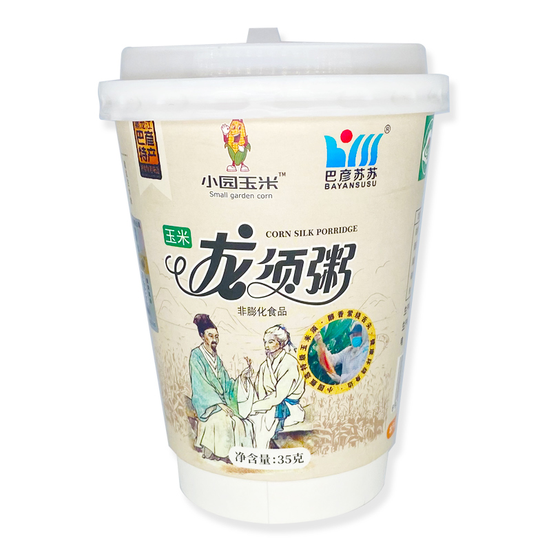 小园玉米*玉米龙须粥 （杯装）35g/杯*6
