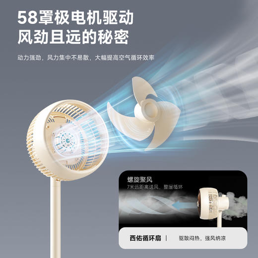 西佑SIUU 台立三用小暴风循环落地扇 商品图2