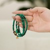 🍀【幸运色绿色  孔雀石手串】喜木缺木，2-5月生幸运色，提升气场，增魅力，舒缓压力，保健康，增运势，天然绿色玉石串珠转运珠手链盘玩【7天内发货】 商品缩略图1