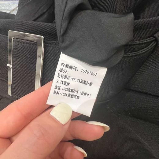 NB简约百搭百褶短半裙（黑）夏季 152010520321 商品图4