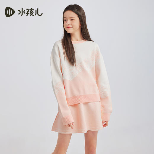 【新年系列】水孩儿童装2024冬季新款女童套装甜美洋气喜庆舒适柔软 商品图3