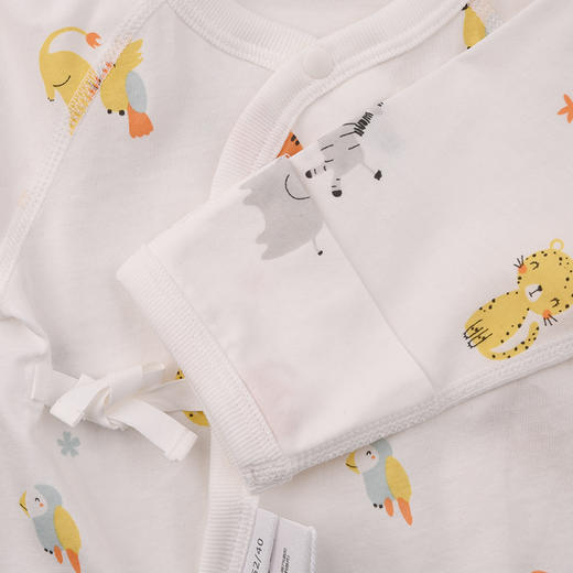 棉果果夏季男童女童5A抗菌防蚊婴儿抗菌长袖半背衣M201110225232 商品图4