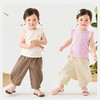 迷你巴拉短袖套装男女童亲肤透气裤子分体两件套2025夏季新款 商品缩略图2