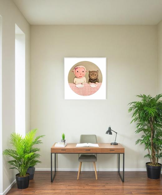 杨媛媛《家有猫咪》版画 商品图3