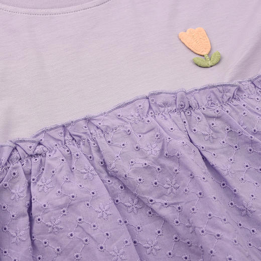 棉果果夏季商场专柜同款女童套头娃娃衫M222140225298 商品图4