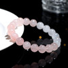 温柔的力量～天然玫瑰马粉圆珠手链 双色粉白玫瑰马粉手串 招揽人脉 舒缓压力 商品缩略图4