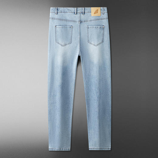 【特大码】【DDA】大依优型大码薄款牛仔裤弹力直筒男宽松大码夏季长裤肥佬300斤 商品图1