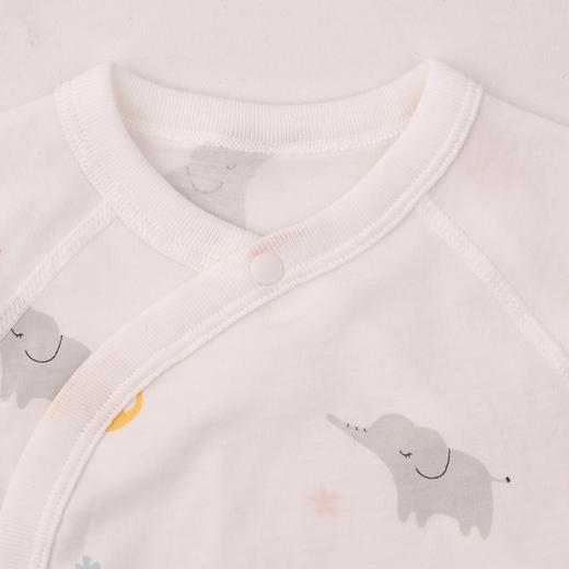 棉果果夏季男童女童防蚊5A抗菌短袖蝴蝶连体衣M201726225234 商品图2