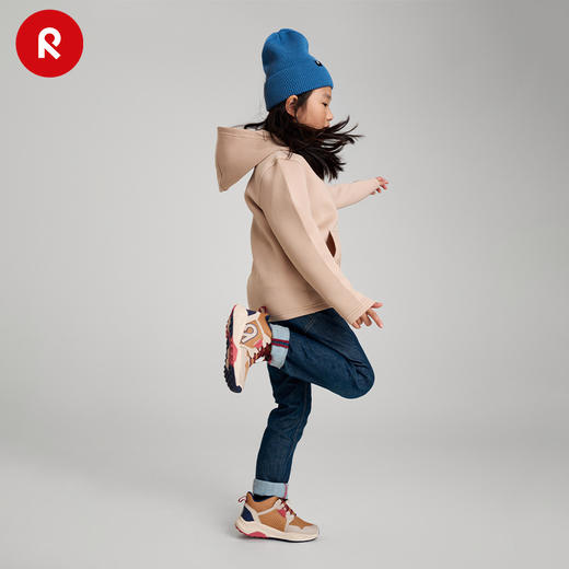 芬兰reima男女儿童针织夹克弹力舒适面料针织连帽卫衣 商品图1